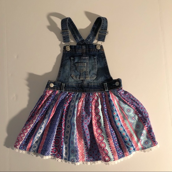 girls bib overall dress